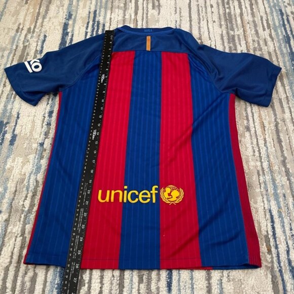 Barcelona Jersey Mens Small Nike Futbol Official La Liga Soccer 2016 - Picture 3 of 8